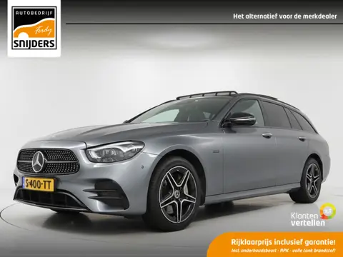 Mercedes-Benz E-Klasse Estate 300 de AMG Night Ed. SOH 97% | Panorama | Widescreen | Leer | Burmeste