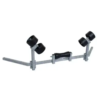 Waltrekker / boeggeleider enkel met rubber rollen