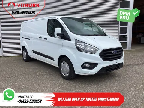 Ford Transit Custom 2.0 TDCI 130 pk Aut. L2 2x Schuifdeur/ Standkachel/ Stoelverw./ Carplay/ Airco/ 