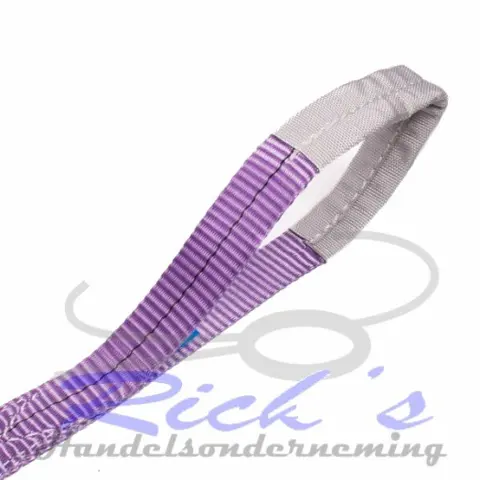 Hijsband, hijsbanden, rondstroppen met certificaat 1 ton