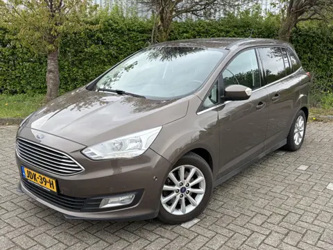Ford Grand C-Max BJR 2017 1.0 126 PK Titanium STOEL-STUURVERWARMING | NAVI | CLIMA | CRUISE | PARKEE