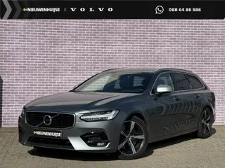 Volvo V90 2.0 T4 R-Design | Trekhaak | Stoelverwarming V+A | Adaptieve cruise | Standkachel | Stuurv