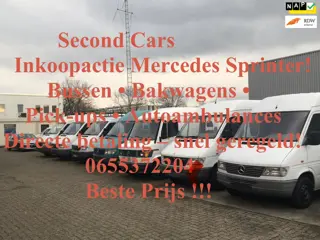 Mercedes Sprinter INKOOPACTIE!! Wij kopen alle types en bouwjaren beste prijs!!