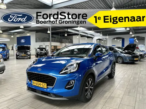 Ford Puma EcoBoost Hybrid 125pk Titanium | 100% dealer onderhouden | Cruise | Camera | Airco | Andro