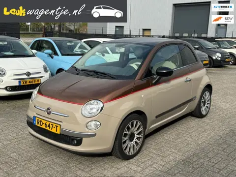 Fiat 500 1.2 Lounge *uniek tweekleurig *pano *airco *16”