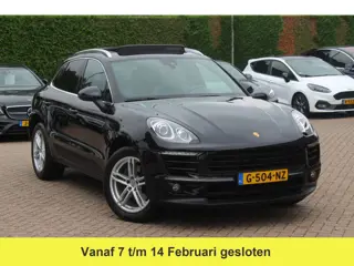 Porsche Macan 2.0 / Trekhaak / Panoramadak / Leder / Parkeerhulp V+A / Stoelverwarming / DAB / Cruis