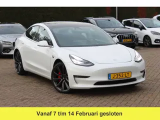 Tesla Model 3 Performance AWD 75 kWh / SoH 90.3% / Autopilot / Panoramadak / Camera / Leder / 20'' /