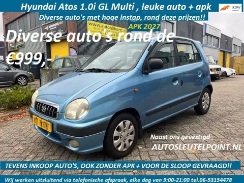 Hyundai Atos Multi 1.0i GL, Nette auto, APK 2027! zie alle foto's !! wij werken uitsluitend via tele