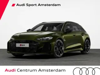 Audi RS5 Avant e-hybrid 470 kW 639 pk | Audi Sportpakket | Dark Olive Porsche kleur | Panorama-glasd