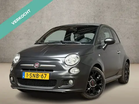 Fiat 500 0.9 TwinAir 500S (NAVIGATIE, LM VELGEN, LEDER, SPORTSTOELEN, GETINT GLAS, ZWART HEMEL, NIEU