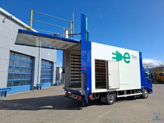 MAN E-TGL 8.180 / 100% ELECTRIC / ONLY:1852 KM / 150KW / 75 KM RANGE / NL MOVING TRUCK / LOADING PLA