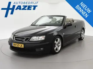 Saab 9-3 Cabrio 1.8t AUT. ORIGINEEL NEDERLANDS + NIEUWE KAP | AFN. TREKHAAK | HIRSCH | LEDER | STOEL
