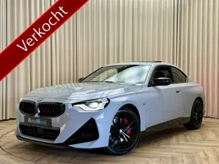 BMW 2 Serie Coupé M240i xDrive *Brooklyn Grey* Schuif-/Kanteldak HUD / Harman/Kardon / Stuurverwarmi