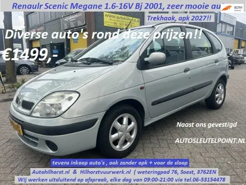 Renault Scénic 1.6-16V , Trekhaak, zeer mooie nette Nederlandse auto!! zie div foto's