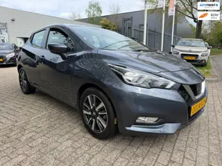 Nissan Micra 1.0 IG-T Acenta camera, cruise, airco, elec pakket, stoelverwarming, 16'sport wielen, p