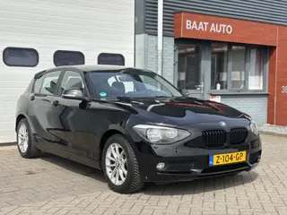 BMW 1-serie 116i Limited Edition NIEUWE KETTING + APK 2012 zwart Apple CarPlay stoelv.