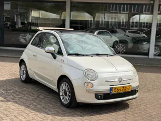 Fiat 500 C 1.2 Lounge|Origineel Nederlands|Parelmoer wit|Prachtig!