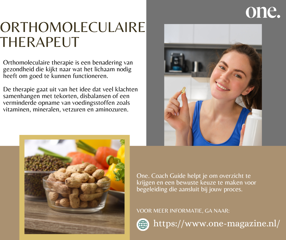 Orthomoleculaire therapeut – Persoonlijke begeleiding voor jouw gezondheid en balans