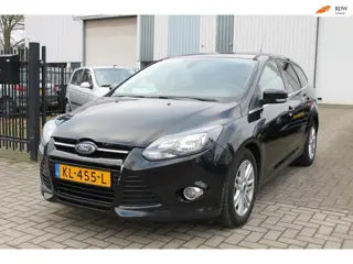 Ford Focus Wagon 1.0 EcoBoost Titanium Leer Clima Cruise Nette Auto!