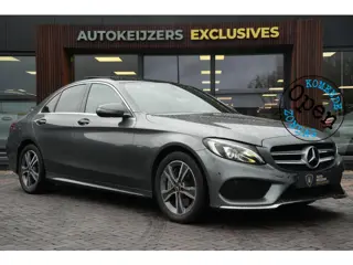 Mercedes-Benz C-klasse 350 e AMG Luchtvering Panoramadak Cruise Stoelverw. Leer