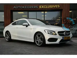 Mercedes-Benz C-klasse Coupé 300 Prestige AMG Leer/Alcantara Stoelverw. Cruise Clima Navi 18''LM