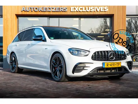 Mercedes-Benz E-Klasse Estate 53 AMG 4MATIC Premium 360 Cam Panodak Burmester Ambient 360 Cam Leer A