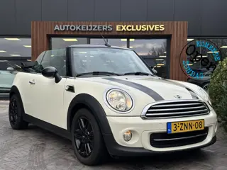 Mini Mini Cabrio 1.6 Cooper Chili Parkeersensoren achter Mistlampen Airco 16"L.M.