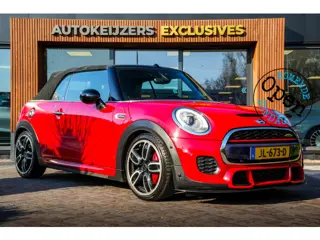 Mini Mini Cabrio 2.0 John Cooper Works Chili Open Dak Adapt. Cruise Harman/Kardon Leder AC Schnitzer