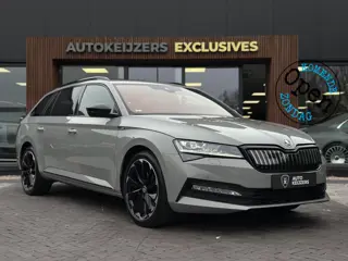 Skoda Superb Combi 1.4 TSI iV Sportline Business Panoramadak Adapt. Cruise LED Standkachel Trekhaak 