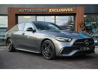 Mercedes-Benz C-klasse 180 Business Solution AMG Burmester Stuurverw. Adapt. Cruise LED Leer Alcanta