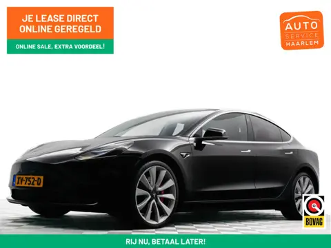 Tesla Model 3 Performance S Dual Motor Aut- SOH 91%, Panoramadak, Autopilot, Comfort Leder, Carbon P