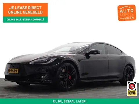 Tesla Model S 75 Base Black Pack- SOH 88%, Panoramadak,  Alcantara Interieur afwerking, Autopilot