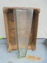 VAAS TAPS TRANSPARANT BRUTE h 40 X 11 CM NIEUW