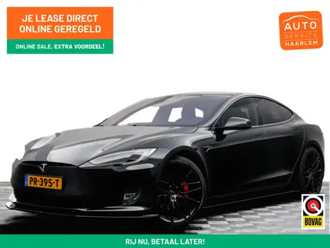 Tesla Model S 100D Ludicrous+ Performance 750pk/970nm AeroPack Panoramadak, Alcantara hemel, Carbon,