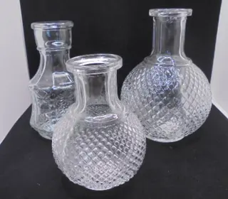 VAAS BOL en FLES HELDER 3 dlg set Nieuw