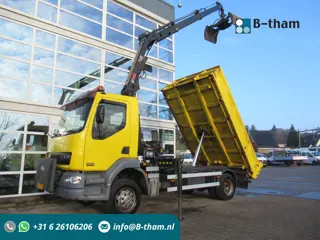 DAF LF 55.220 AE CF Kipper Tipper + HIAB Kraan Crane Kran