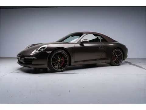 Porsche 911 Cabrio 3.8 Carrera S Anthracite Brown l Sport Chrono l Memory seats