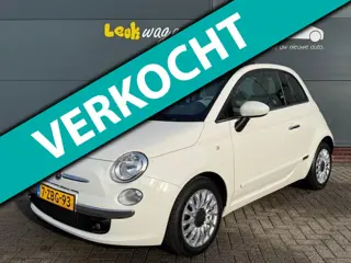 Fiat 500 0.9 TwinAir Lounge *leder *parkeersens. *NL auto *VERKOCHT*
