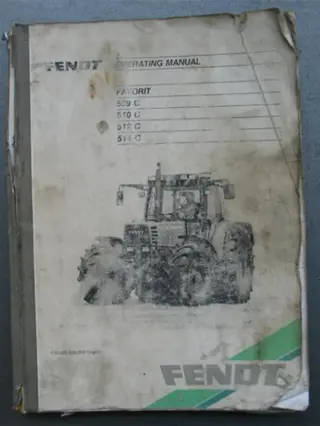 Manual Fendt Favorit Vario 509 / 510 / 512 / 514C