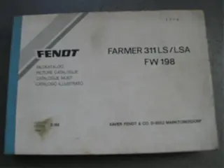 Manual Fendt Farmer 311 LS / LSA FW 198