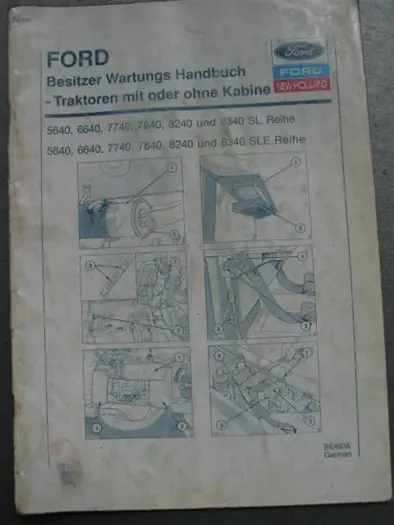 Manual Ford 5640/6640/7740/7840/8240/8340 SLE