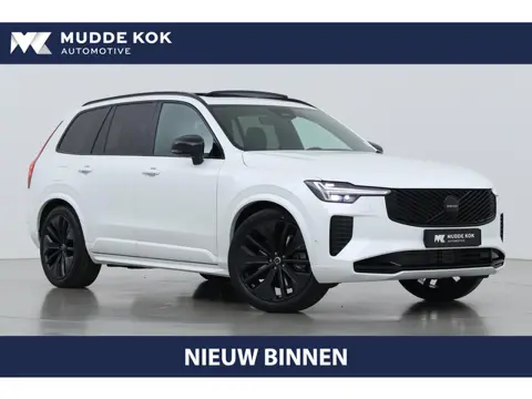Volvo XC90 T8 Plug-in hybrid Ultra Black Edition | Luchtvering | Trekhaak | Head-Up | 360° Camera | 