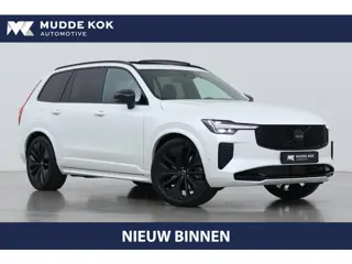 Volvo XC90 T8 Plug-in hybrid Ultra Black Edition | Luchtvering | Trekhaak | Head-Up | 360° Camera | 