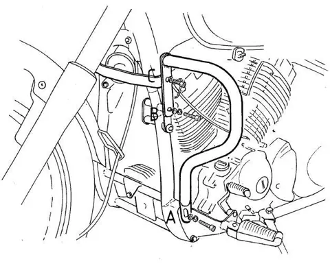 VALBEUGEL Yamaha XVS 650 Dragstar 1996 - 2006 / 1997 - 2005