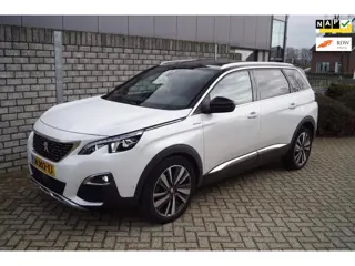 Peugeot 5008 1.2 PureTech GT-Line Autom 7 Pers Panodak Half Leder Sportst Navi Camera Clima LED Kopl