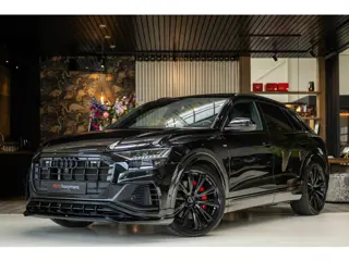 Audi Q8 55 TFSI e quattro ABT | S-line binnen buiten | Massage | Trekhaak | PANO | Tour | City | B&O