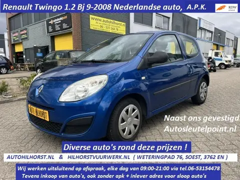 Renault Twingo 1.2 Nederlandse auto, recent nieuwe banden, el-ramen, centrale vergrendeling