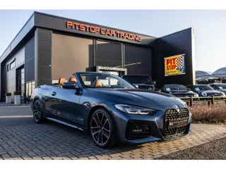 BMW 4-serie Cabrio 420i, M-Sport, Nekverwarming, Keyless entry, Artic Race Blue!