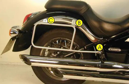 KOFFERBEUGELSET Kawasaki VN 900 2006 - 2012