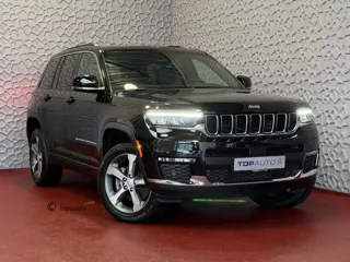 Jeep Grand Cherokee 2.0 PHEV NIEUWE AUTO LIMITED 4XE PANO SCHUIFDAK LEER STUUR/STOELVERW.V+A STOEL.V
